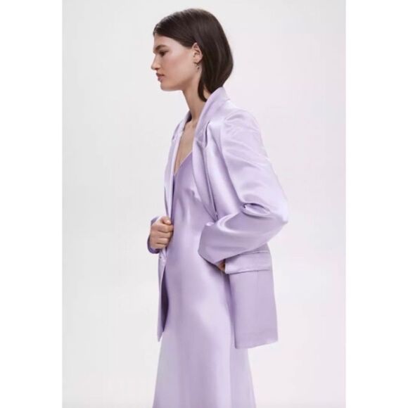 Mango Lavender Blazer - Picture 2 of 14